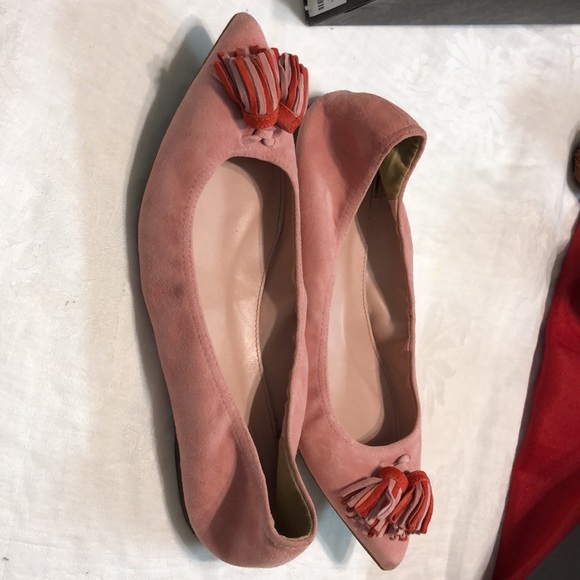 J. Crew Suede Lottie Tassel Flats size 7 - Picture 4 of 10
